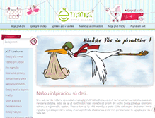 Tablet Screenshot of e-mama.sk
